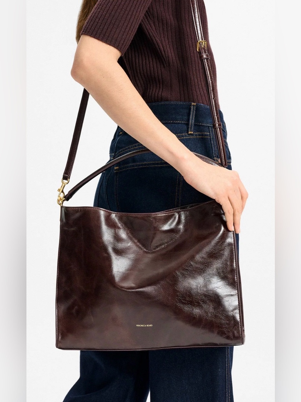 Veronica Beard Vida Shoulder Hand Bag - Picture 3 of 6